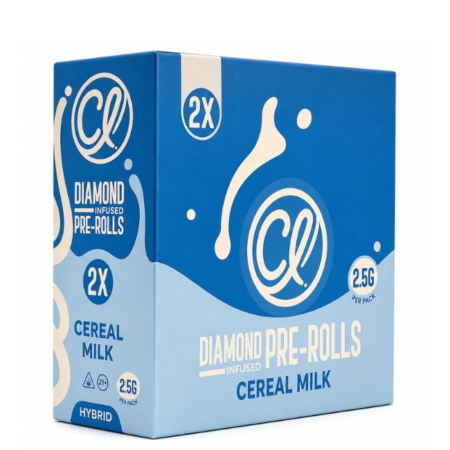 CEREAL LABS THC-A DIAMONDS INFUSED 1.25GM X 2PK PRE ROLL JOINTS 10CT/ BOX CEREAL LABS THC-A DIAMONDS INFUSED 1.25GM X 2PK PRE ROLL JOINTS 10CT/ BOX