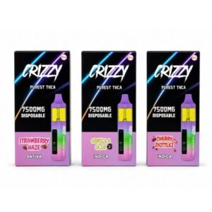 CRIZZY PUREST THC-A 7.5GM DISPOSABLE VAPE 5CT DISPLAY