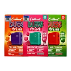 CUTLEAF DUOS POP & DAB 3PK GUMMIES + 1GM DAB VAPE DISPO 6CT/ BOX