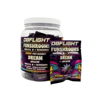 D8FLIGHT FUNSHROOMS D8 + SHROOMS 300MG PER GUMMY 25CT/ JAR
