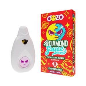 DOZO LIQUID DIAMONDS SAUCE 5GM LIVE RESIN DISPO 5CT/ BOX