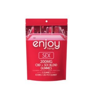ENJOY HEMP 200MG CBD + INTIMACY BLEND 2PK GUMMIES 10CT/BOX