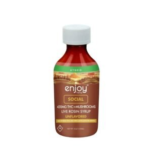 ENJOY HEMP THC + MUSHROOM LIVE ROSIN 420MG SYRUP