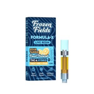 FROZEN FIELDS FORMULA - X THC-A + THCP + HHC + FX-D8 LIVE RESIN 1GM CART 5CT/ BOX
