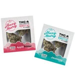 HAZY MARY THC-A AA INDOOR EXOTIC 1GM X 20CT FLOWER BOX