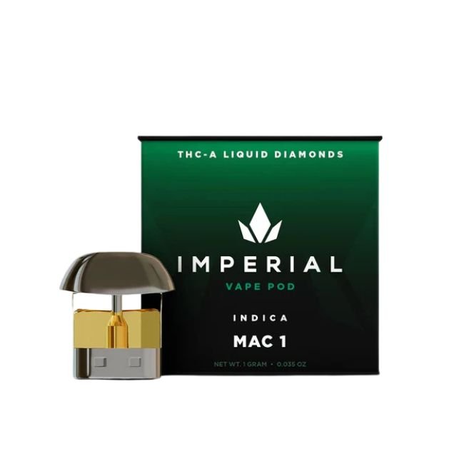 IMPERIAL THC-A LIQUID DIAMONDS 1GM VAPE POD 10CT/ BOX IMPERIAL THC-A LIQUID DIAMONDS 1GM VAPE POD 10CT/ BOX