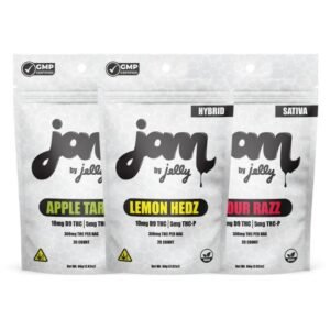 JAM BY JELLY D9 + THC-P 300MG THC GUMMIES 20CT PACK