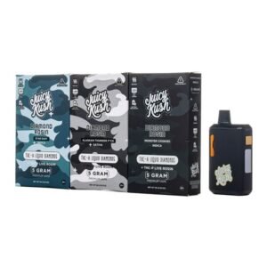JUICY KUSH THC-A LIQUID DIAMONDS + THCP LIVE ROSIN 5GM DISPOSABLE VAPE 5CT DISPLAY