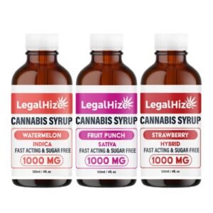 LEGALHIZE COMPLIANT CANNABIS 1000MG SYRUP 120ML BOTTLE