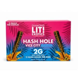 LIT EXOTIC HASH HOLE 2 X 2GM JOINTS 5CT DISPLAY