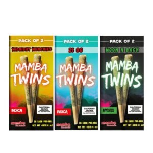 MAMBA TWINS FULL SPECTRUM BLEND 2GM X 2PK PRE ROLLS JOINTS 10CT/ BOX