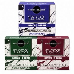 MOON BUZZ EXOTIC 1GM THC-A BADDER 5CT BOX