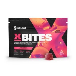 SELECT XBITES BY CURALEAF 100MG PER PACK INFUSED GUMMIES 5CT/ BOX