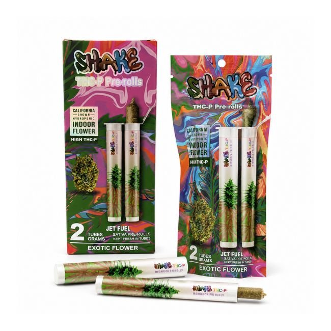 SHAKE EXOTIC THC-P 2 X 2GM PRE ROLL JOINTS 10CT/BOX SHAKE EXOTIC THC-P 2 X 2GM PRE ROLL JOINTS 10CT/BOX