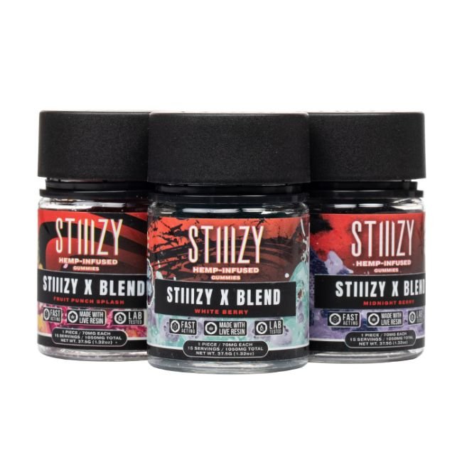 STIIIZY X BLEND 1050MG GUMMIES 10CT BOX STIIIZY X BLEND 1050MG GUMMIES 10CT BOX
