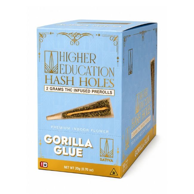 HIGHER EDUCATION 2GM THC HASHHOLES 10CT DISPLAY HIGHER EDUCATION 2GM THC HASHHOLES 10CT DISPLAY