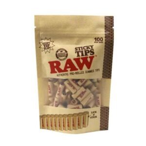 RAW CLASSIC STICKY TIPS 100CT/ BAG