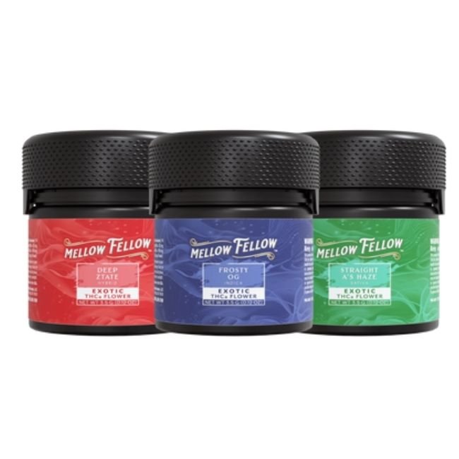 MELLOW FELLOW THC-A FLOWER 3.5GM JAR MELLOW FELLOW THC-A FLOWER 3.5GM JAR