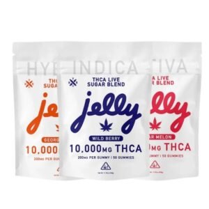 NOT YOUR BAKERY JELLY THCA LIVE SUGAR BLEND 10,000MG THCA GUMMIES 50CT BAG