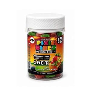 PIXIE BITEZ D8 + D9 + THC-P 15000MG GUMMIES 10CT JAR