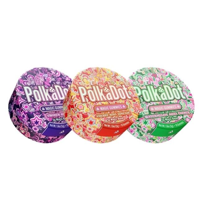 POLK A DOT 5G MAGIC BLEND GUMMIES 10CT/PK 10PK/DISPLAY POLK A DOT 5G MAGIC BLEND GUMMIES 10CT/PK 10PK/DISPLAY