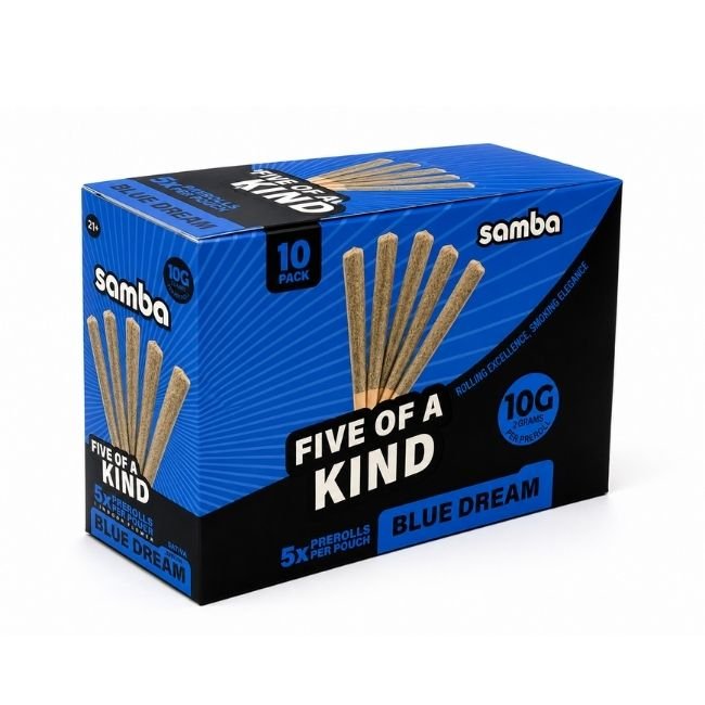 MAMBA / SAMBA FIVE OF A KIND 5 X 2GM PRE ROLLS 10CT DISPLAY MAMBA / SAMBA FIVE OF A KIND 5 X 2GM PRE ROLLS 10CT DISPLAY