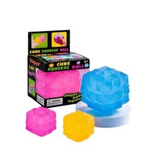 SQUISHY NICE CUBE BALL SENSORY FIDGET TOY 12CT DISPLAY