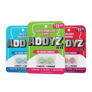 ADDYZ XR NO CRASH ENERGY TABLETS 2CT/10PK (PRE PRICED $11.99)