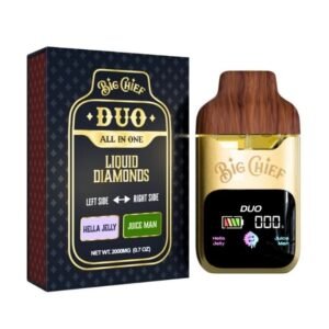 BIG CHIEF THC-A 2GM DUO LIQUID DIAMONDS V3 DISPOSABLE VAPE 10CT DISPLAY