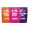 LIT D9 THC 10MG EACH GUMMY 10CT/BAG - 10BAGS/DISPLAY