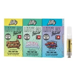 LITTY AF BLEND THC-A + THC-P + HD9 1GM CARTS 10CT DISPLAY