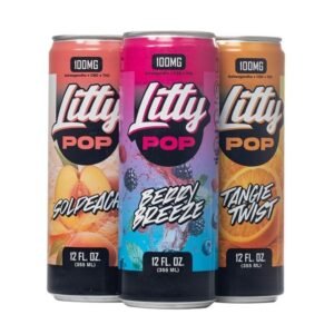 LITTY POP 100MG 12OZ THC DRINK 4CT BOX