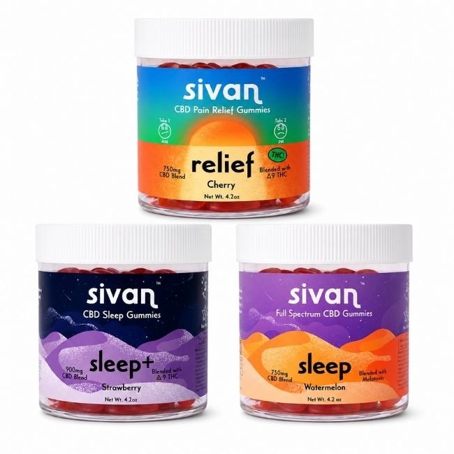 SIVAN CBD GUMMIES 30CT JAR SIVAN CBD GUMMIES 30CT JAR