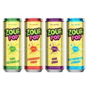 ZOUR POP 12OZ THC DRINK 24CT/CASE