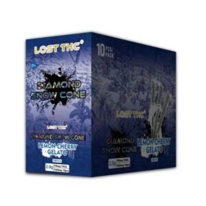 LOST THC 2GM DIAMOND SNOW CONE PRE ROLLS 10CT DISPLAY