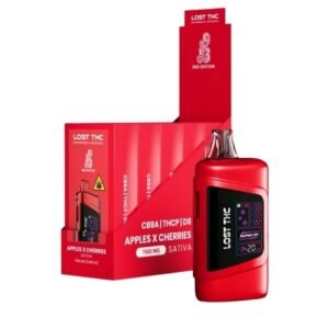 LOST THC RED EDITION CB9A + THC-P + D8 7.5GM DISPOSABLE VAPE 5CT DISPLAY