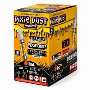PIXIE D8 +THC-P+THC-H PRE-PRICE 11.99 CARTS 1ML 5CT/BOX
