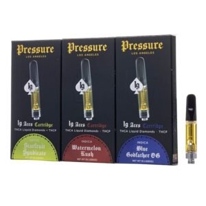 PRESSURE LA ACES THC-A LIQUID DIAMONDS 1GM CARTS 5CT DISPLAY