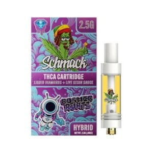 SCHMACK THC-A LIQUID DIAMONDS + LIVE RESIN SACUE 2.5GM CARTS 6CT DISPLAY