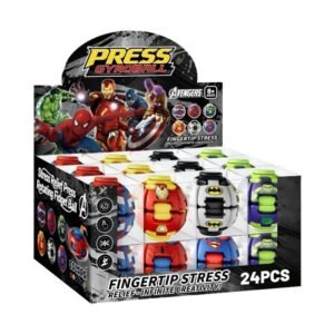 AVENGERS HEROES PRESS GYROBALL FINGERTIP STRESS RELIEF-INFINITE CREATIVITY! 24CT/ DISPLAY