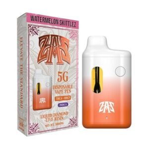 KIK ZAZ LIQUID DIAMOND LIVE RESIN THC-A + HHC-P 5GM DISPOSABLE VAPE 5CT DISPLAY