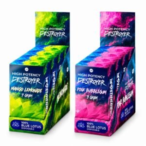 DESTROYER BLUE LOTUS 9GM DISPOSABLE VAPE 5CT DISPLAY