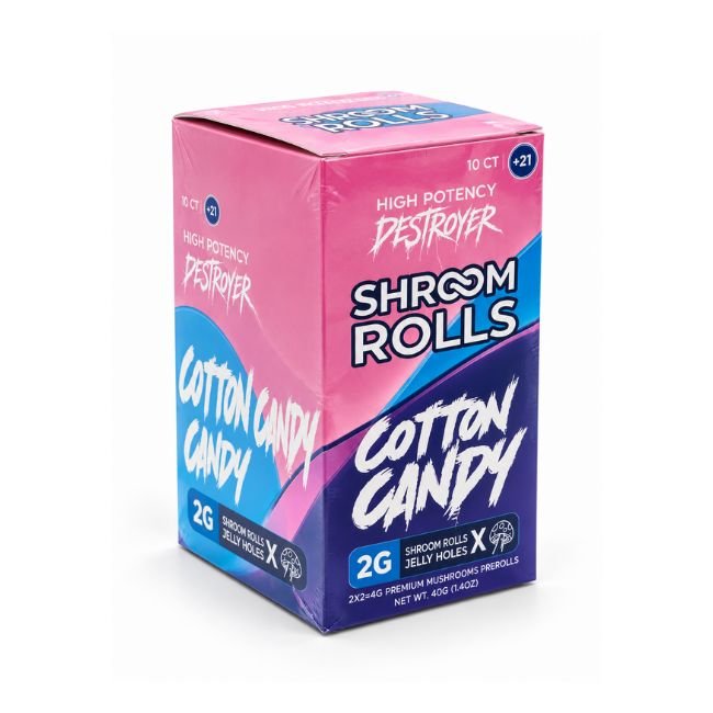 DESTROYER SHROOM ROLLS JELLY HOLE 2 X 2GM PRE ROLLS 10CT DISPLAY DESTROYER SHROOM ROLLS JELLY HOLE 2 X 2GM PRE ROLLS 10CT DISPLAY