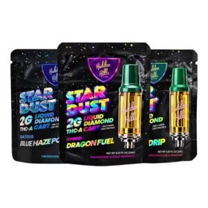 HIDDEN HILLS STARDUST THC-A 2GM CARTS 5CT DISPLAY