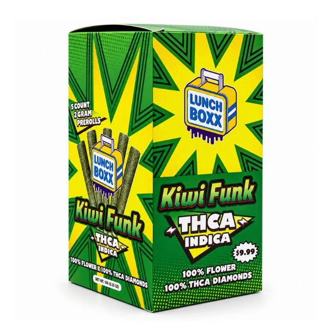 LUNCHBOXX THC-A PRE ROLLS 5CT/PK 10PK/DISPLAY LUNCHBOXX THC-A PRE ROLLS 5CT/PK 10PK/DISPLAY