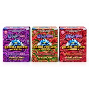 MAGIC BITES BLUE LOTUS + WHITE LOTUS 1000MG GUMMIES 1CT/25PK BOX