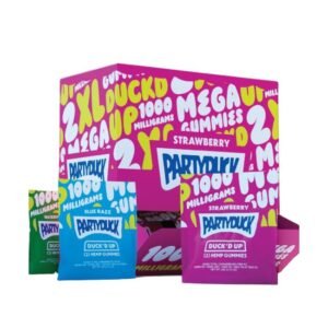 PARTYDUCK D8 + D9 + THC-P + CBD 2CT GUMMIES PER PACK 30PK DISPLAY