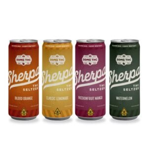 SHERPA THC 50MG SELTZER DRINK (12OZ 355ML/ CAN) 4CT/ BOX