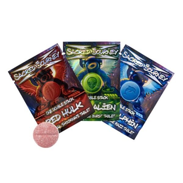SACRED JOURNEY EUPHORIC MUSHROOM BLEND HERO DOSE HIPPY FLIP DOUBLE STACK 2750MG PER TABLET 1CT/20PK